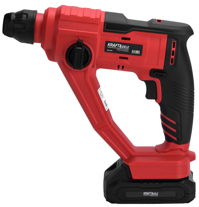 Masina ciocan de gaurit cu percutie rotopercutor 21V, 2J, 2 x 4Ah, SDS valiza (KD3196) [5]