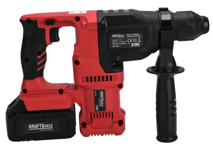 Masina ciocan de gaurit cu percutie rotopercutor 21V, 3.5J, 2 x 4Ah, SDS valiza (KD3190) [9]