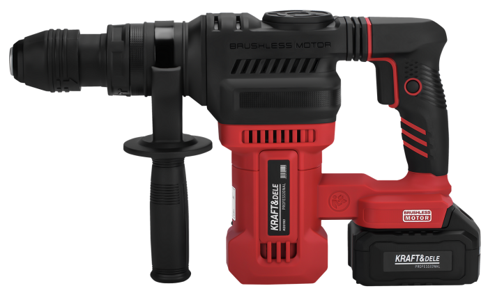 Masina ciocan de gaurit cu percutie rotopercutor 21V, 7.5J, 2 x 4Ah, SDS valiza (KD3193) [6]