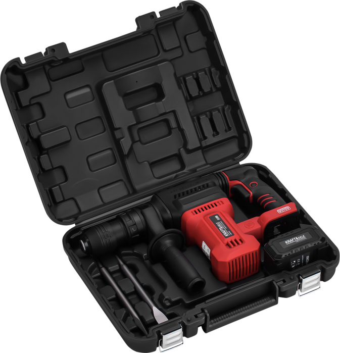 Masina ciocan de gaurit cu percutie rotopercutor 21V, 7.5J, 2 x 4Ah, SDS valiza (KD3193) [5]