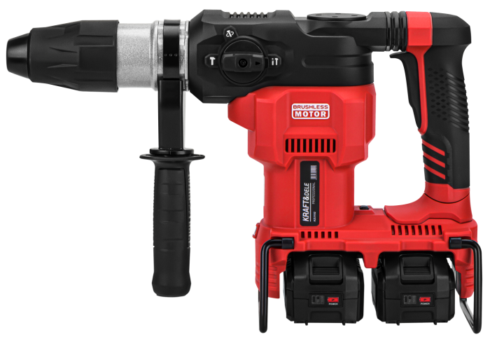 Masina ciocan de gaurit cu percutie rotopercutor 42V, 10J, 2 x 4Ah, SDS valiza (KD3192) [6]