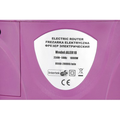 Masina de aparat frezat electric 1800 W feza cu ax superior verticala cu ghidaj +set freze (ALER18) [5]