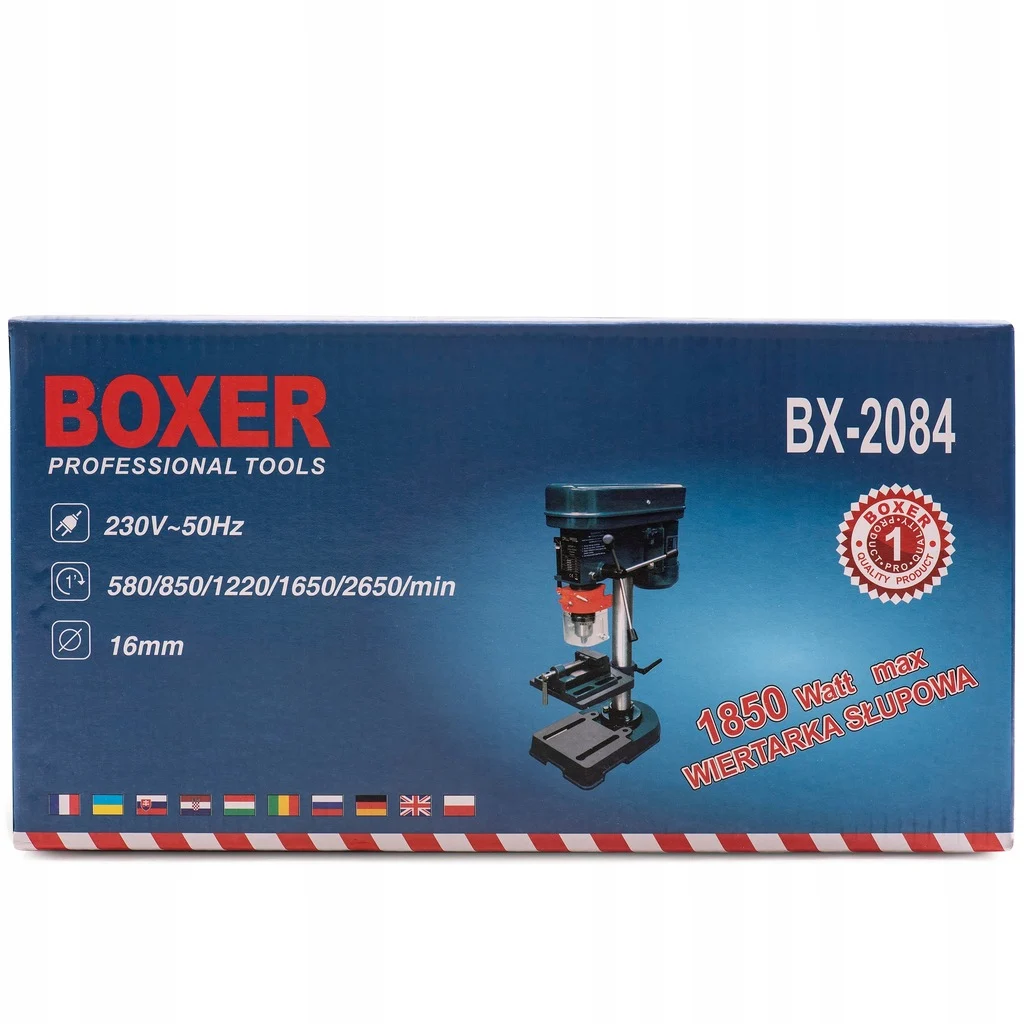 Masina de gaurit cu coloana 2850W mandrina 16mm + menghina masa 75mm (BX-2084 + KD10742) [11]