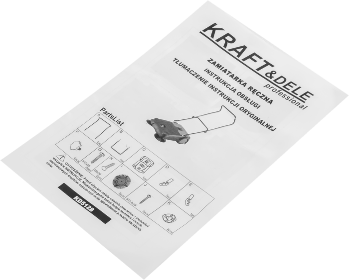 Masina de maturat manuala tip impingere 700mm cu rezervor 14L (KD5128) [23]