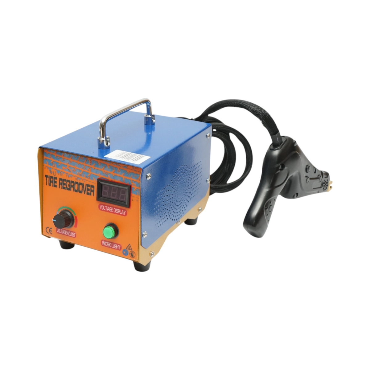 Masina de recanelare anvelope portabila 1000W, 220V cu afisaj digital, reglaj tensiune, 20 lame U si V incluse DISRT09 (BK87095) [7]