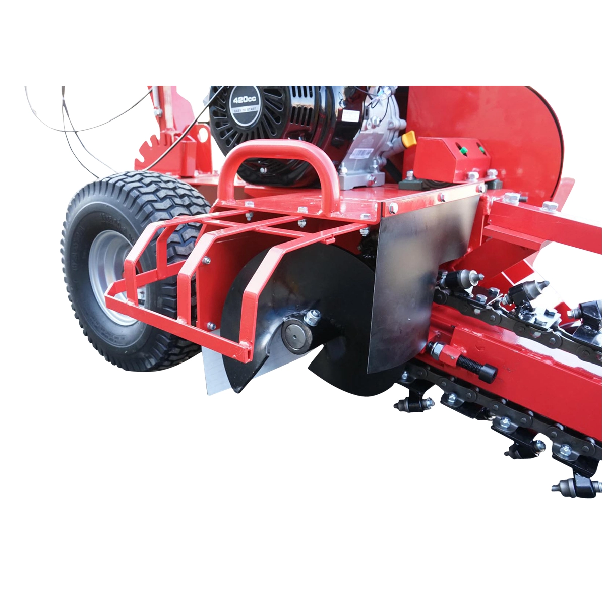 Masina de sapat santuri 15 CP latime de lucru 100mm adancime 600mm DISDV39 (BK98059) [14]