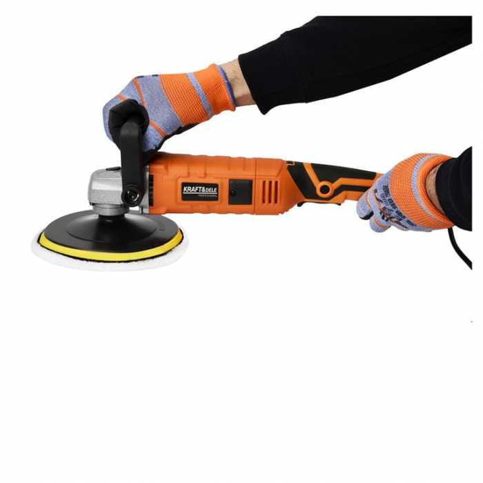 Masina de slefuit polisat lustruit auto 2650W 180mm + bureti + accesorii (KD3078) [10]