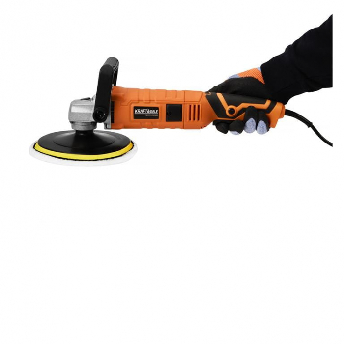 Masina de slefuit polisat lustruit auto 2650W 180mm + bureti + accesorii (KD3078) [9]