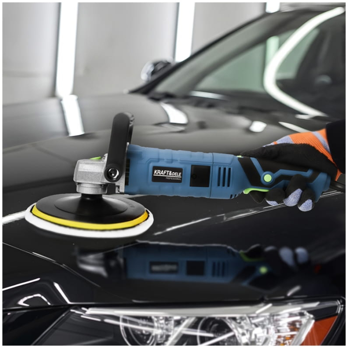 Masina de slefuit polisat lustruit auto 2650W 180mm + bureti + accesorii (KD3079) [26]