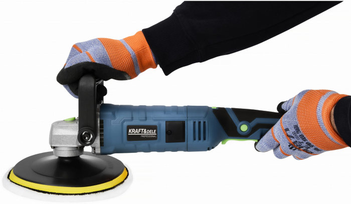 Masina de slefuit polisat lustruit auto 2650W 180mm + bureti + accesorii (KD3079) [3]