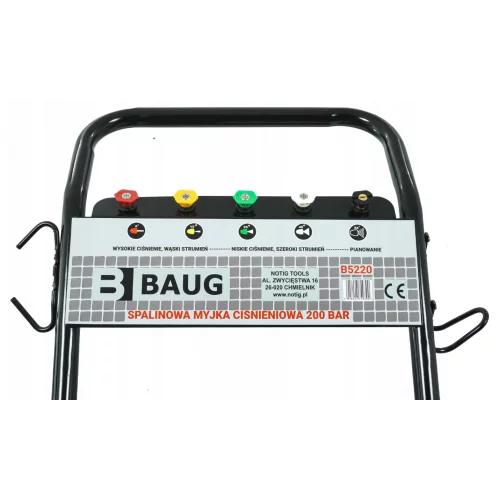 Masina de spalat cu presiune pe benzina, 200 bar, 6.5 CP, furtun 10 m (B5220) [8]