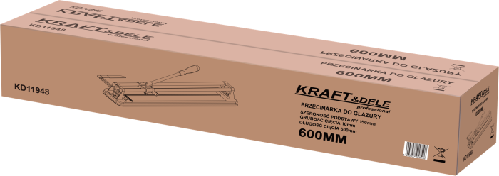 Masina de taiat gresie si faianta 600 mm, taiere 10 mm (KD11948) [10]