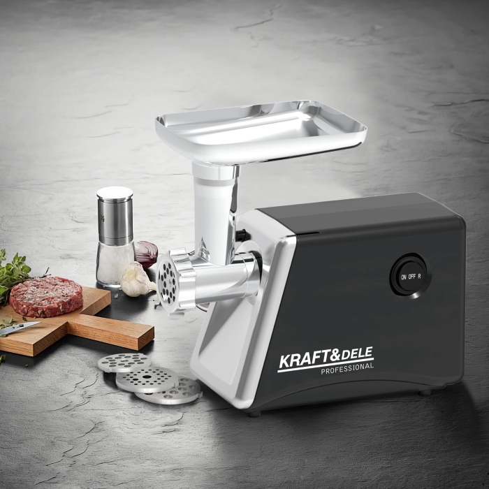 Masina de tocat carne electrica 3 Kg/min 2000W + accesorii 3 site palnie (KD4143) [4]
