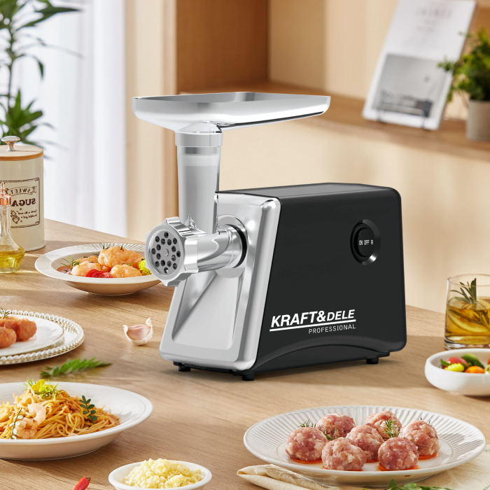 Masina de tocat carne electrica 3 Kg/min 2000W + accesorii 3 site palnie (KD4143) [16]