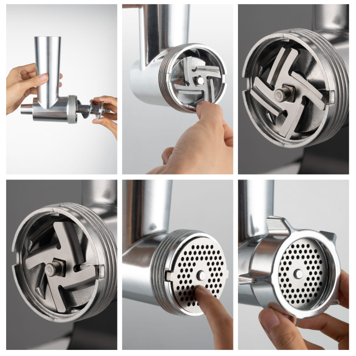 Masina de tocat carne electrica 3 Kg/min 2000W + accesorii 3 site palnie (KD4143) [14]