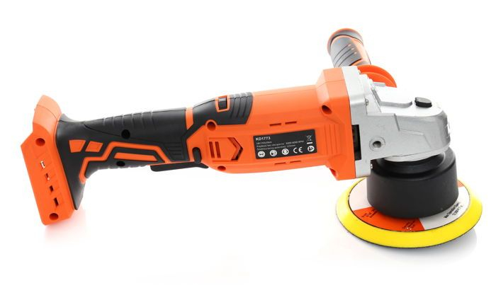Masina excentrica polisat auto 18V fara acumulator 125mm roto orbital + accesorii (KD1773) [6]