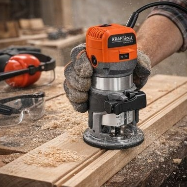 Masina frezat 2000W 6-8mm + 5 freze aparat freza electrica (KD3360) [19]