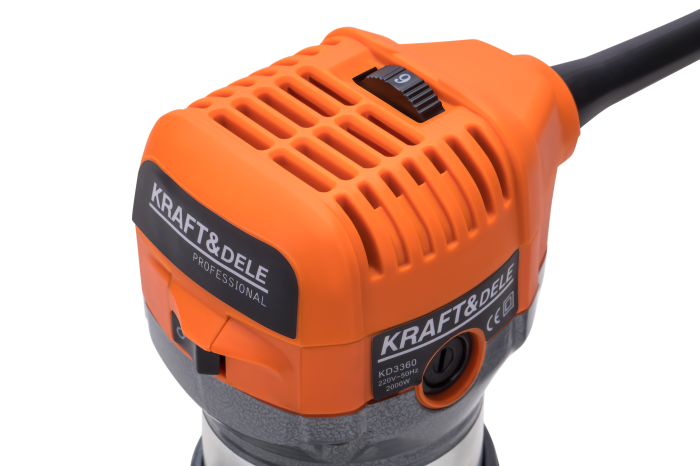 Masina frezat 2000W 6-8mm + 5 freze aparat freza electrica (KD3360) [7]