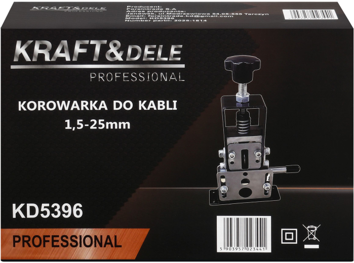 Masina manuala dezizolat cabluri 1.5-25 mm cu reglaj si montare pe banc (KD5396) [12]