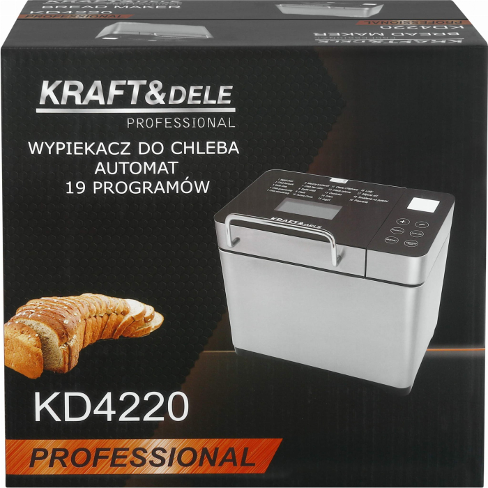 Masina paine 800W cu 19 programe si capacitate 1000 g cu afisaj LCD (KD4220) [5]