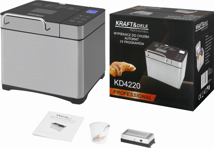 Masina paine 800W cu 19 programe si capacitate 1000 g cu afisaj LCD (KD4220) [2]