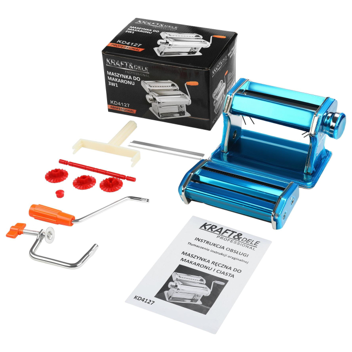 Masina pentru facut paste 3 in 1 latime reglabila 0.5-3mm +accesorii (KD4127) [2]