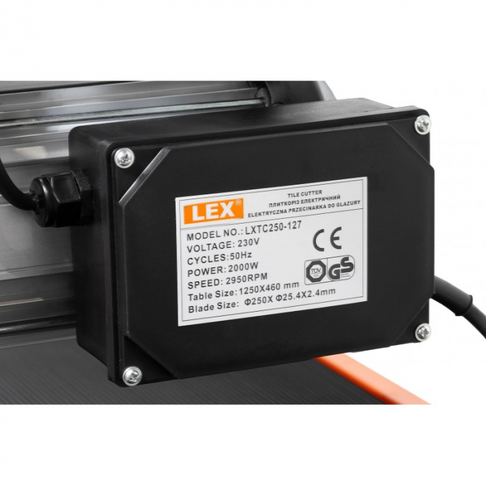 Masina taiat marmura piatra travertin gresie faianta 127cm 2000W racire pe apa disc 250mm (LXTC250-127) [9]