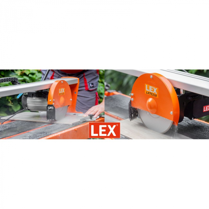 Masina taiat marmura piatra travertin gresie faianta 127cm 2000W racire pe apa disc 250mm (LXTC250-127) [10]