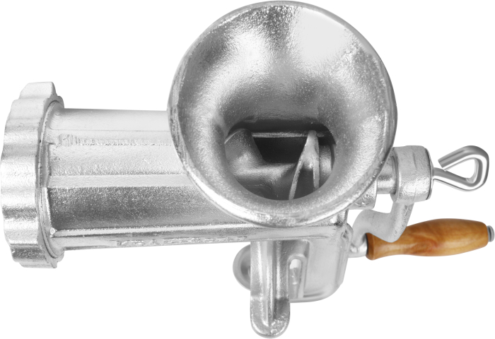 Masina tocat carne manuala nr 10 fonta galvanizata site 3 5 8mm palnii carnati (KD4192) [8]