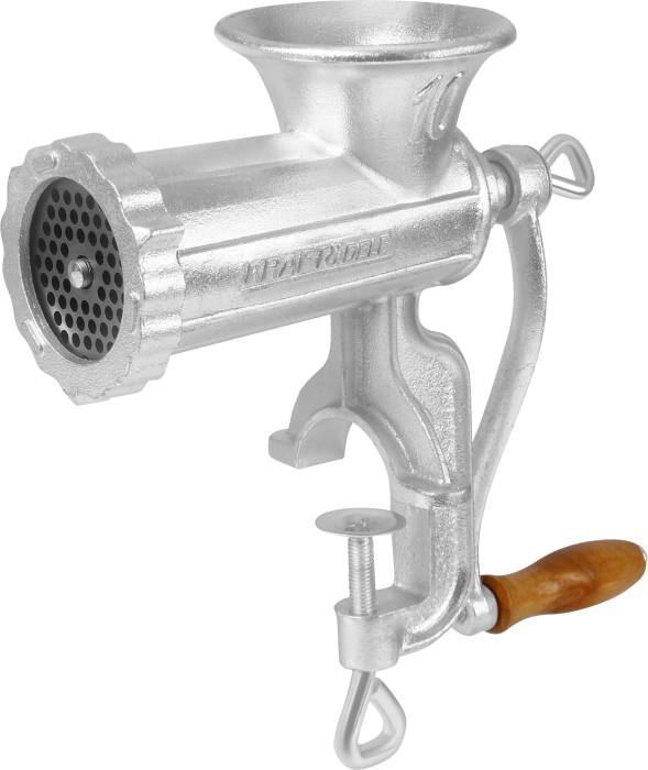 Masina tocat carne manuala nr 10 fonta galvanizata site 3 5 8mm palnii carnati (KD4192) [5]