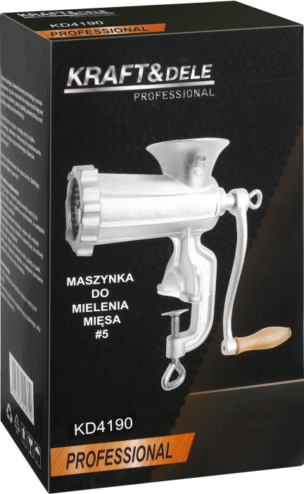 Masina tocat carne manuala nr 5 fonta galvanizata site 3 5 8mm palnii carnati (KD4190) [15]