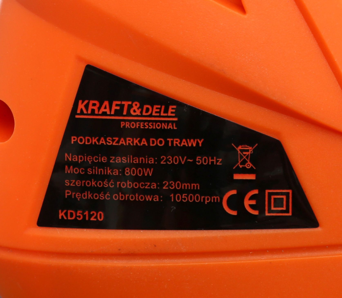 Masina tuns iarba cositoare trimmer electric 800W (KD5120) [4]