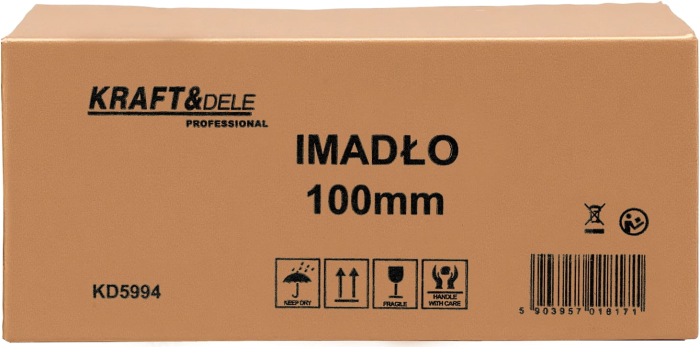 Menghina banc 100 mm, corp fonta, falci inlocuibile otel, baza fixa, 7.6 kg (KD5994) [12]