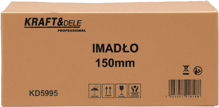 Menghina banc 150 mm, corp fonta, falci inlocuibile otel, baza fixa, 23 kg (KD5995) [16]