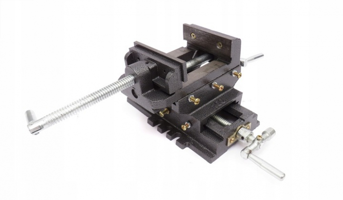 Menghina cu reglare in cruce 100mm, transversal, 2 axe de ghidare (M36080) [9]
