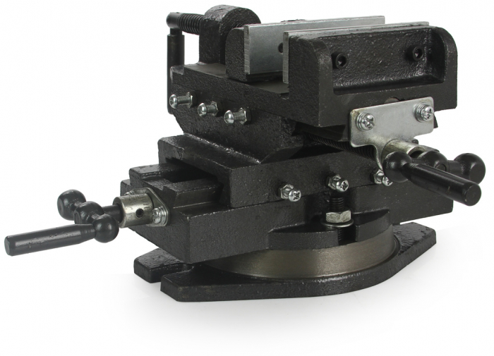 Menghina cu reglare in cruce rotativa 100mm, transversal, 2 axe de ghidare (M36090) [4]