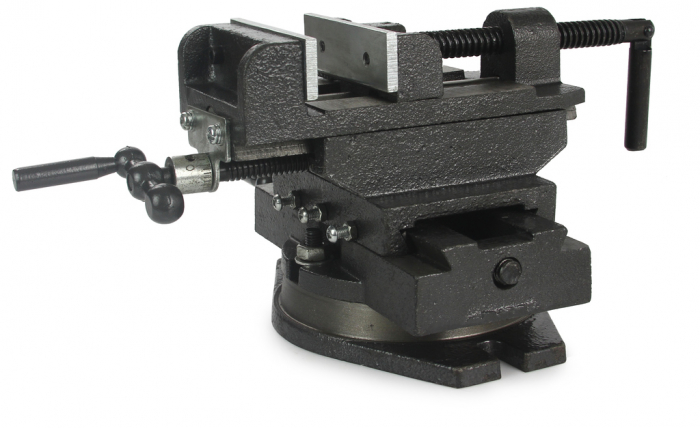 Menghina cu reglare in cruce rotativa 100mm, transversal, 2 axe de ghidare (M36090) [5]