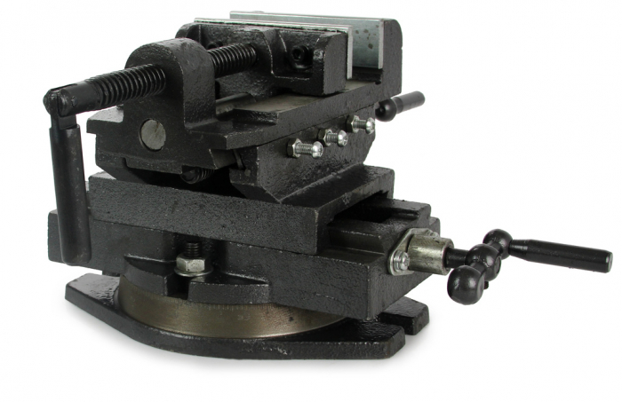 Menghina cu reglare in cruce rotativa 100mm, transversal, 2 axe de ghidare (M36090) [3]