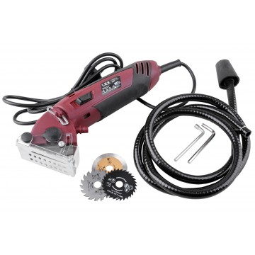 Mini fierastrau electric circular 400 W cu 3 discuri (LXMS10) [2]