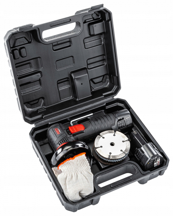 Mini flex polizor unghiular 76mm 12V 2 x 2Ah fara perii (RTSZK0134) [20]