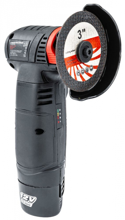 Mini flex polizor unghiular 76mm 12V 2 x 2Ah fara perii (RTSZK0134) [4]