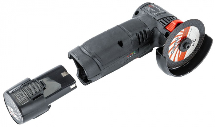 Mini flex polizor unghiular 76mm 12V 2 x 2Ah fara perii (RTSZK0134) [5]