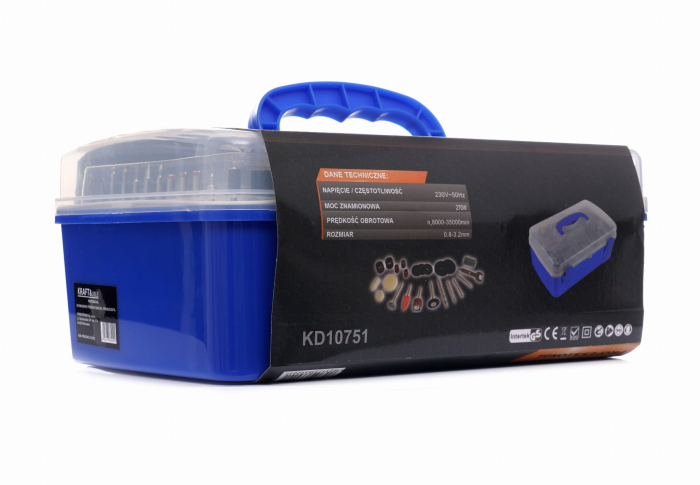 Mini freza electrica 230V 270W 218 piese 35000 rpm (KD10751) [15]