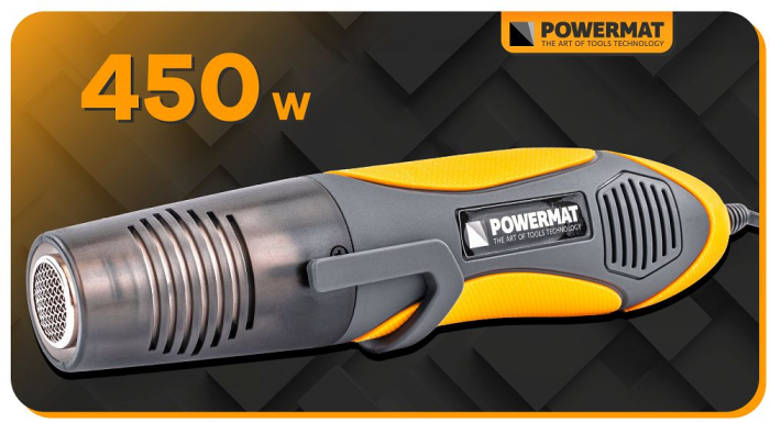 Mini pistol aer cald 450W cu 2 trepte temperatura si accesorii PM1405 (PM-MOP-450T) [16]