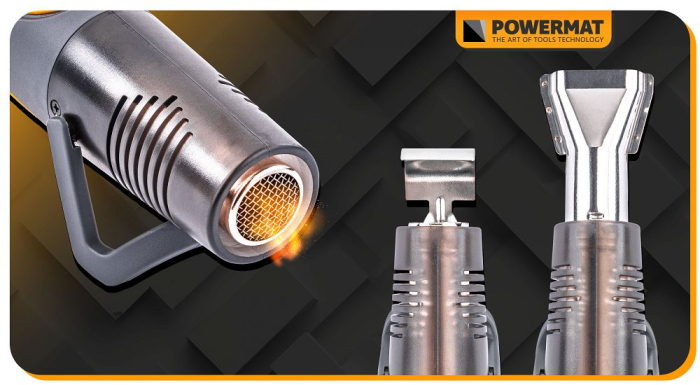 Mini pistol aer cald 450W cu 2 trepte temperatura si accesorii PM1405 (PM-MOP-450T) [20]