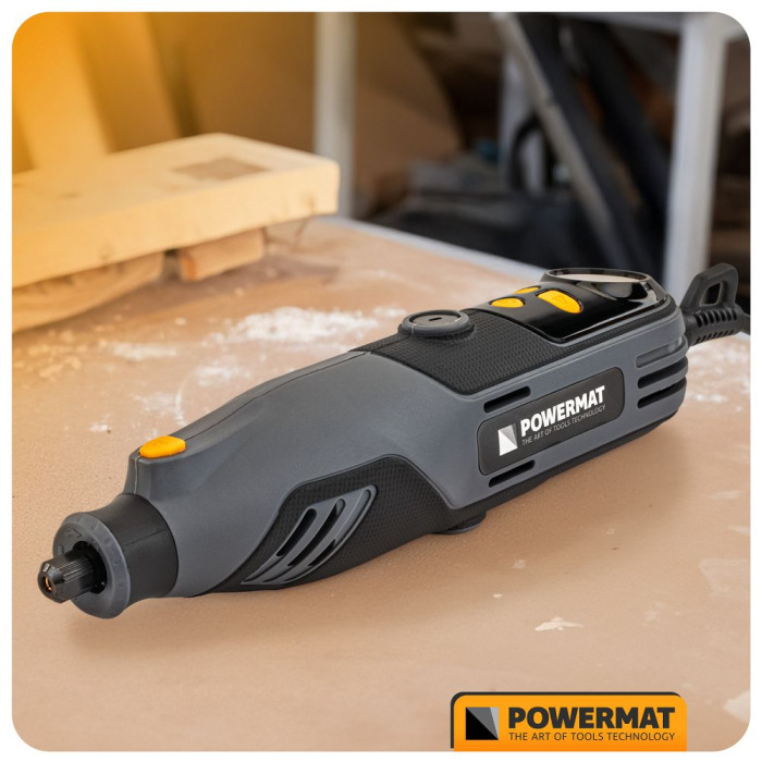 Mini slefuitor multifunctional 200W 35000rpm set 200 accesorii si ax flexibil PM1356 (PM-MST-200T) [23]