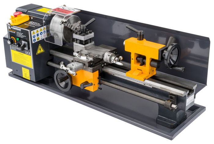 Mini strung pentru metal 550W, distanta intre varfuri 350mm, turatie variabila PM1314 (PM-MTM-550T) [3]