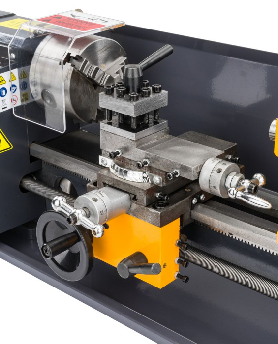 Mini strung pentru metal 550W, distanta intre varfuri 350mm, turatie variabila PM1314 (PM-MTM-550T) [4]