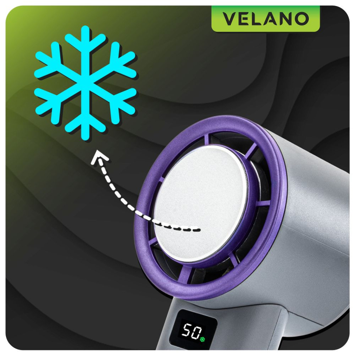 Mini ventilator portabil viteza reglabila 1-100% acumulator 4000mAh (VELWEBR0006) [7]