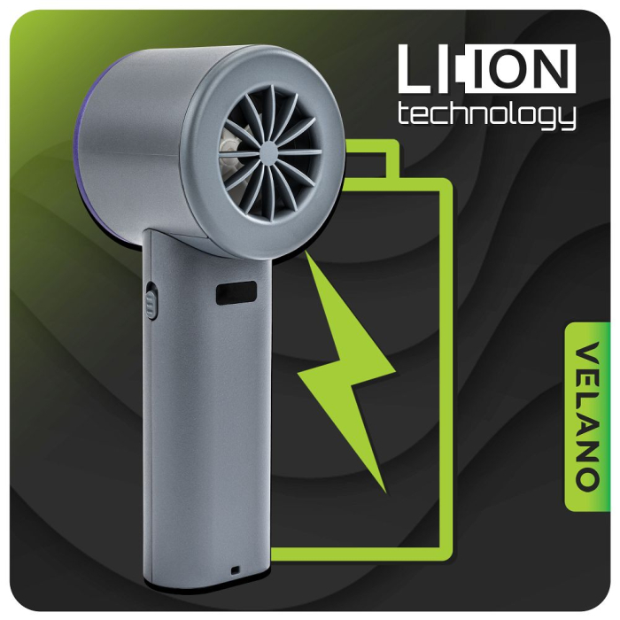 Mini ventilator portabil viteza reglabila 1-100% acumulator 4000mAh (VELWEBR0006) [8]